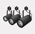 Lunar Series: 277V 120V Dimmable LED Track Heads